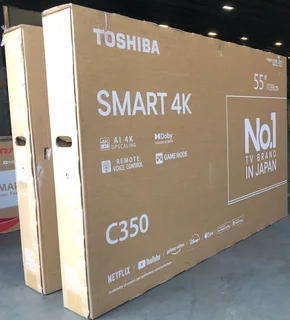 Toshiba 55” Smart Vidaa 4k Ultra Hd Edgeless Hdr Led Brand New