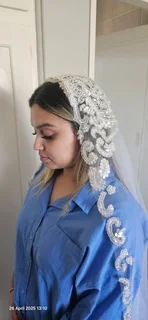 8m custom bridal veil