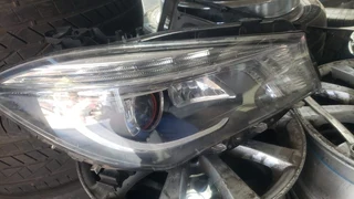 W117 merc benz CLA red ring headlight