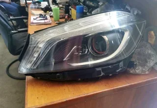 A class mercedes Benz headlights