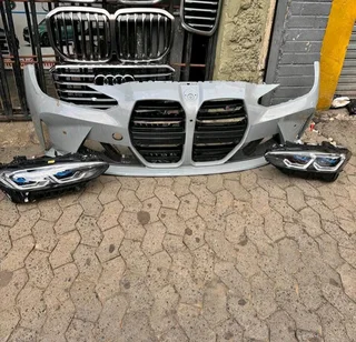 Bmw M4 front bumper and headlights