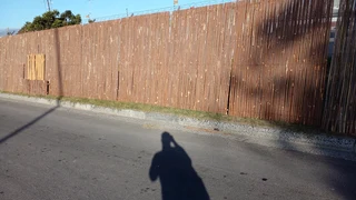 Bamboo and wooden fencing