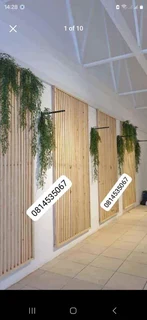 Trellises and picket fencing