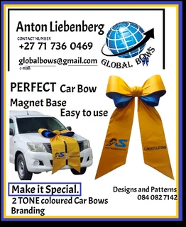 Branded Car Bows