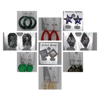 Assorted resin earrings