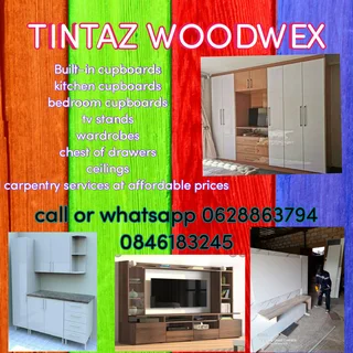 We install cupboards and repair