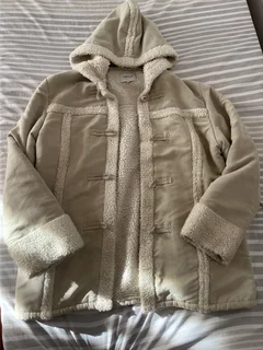 Womens vintage sherpa coat