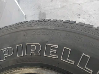 5x 30/10.5R15 tyres in fair condition