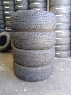 4x Dunlop Grandrek 265/65/17 tyres in good condition