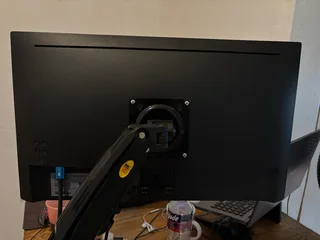 24 Inch Samsung monitor without audio and a arm stand with it