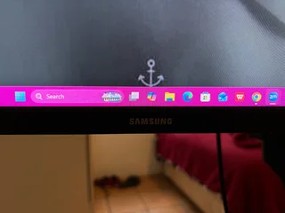 24 Inch Samsung monitor without audio and a arm stand with it