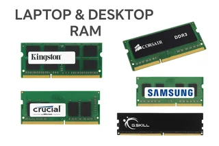 Laptop & Desktop RAM for Sale – Top Brands! • Kingston • Corsair • Crucial • Samsung • G.Skill