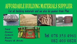 Sand stone and blocks
