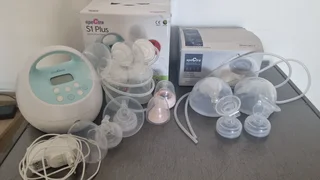 Spectra breast pump and Spectra handsfree shield set