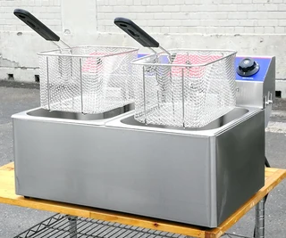 Chip Fryer Electric -2x12L Floor Standing