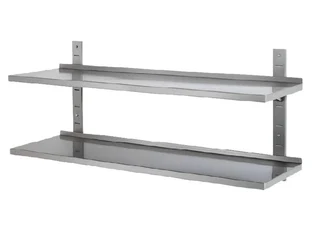 Stainless Steel Wall Mounted Shelf -Single and Double