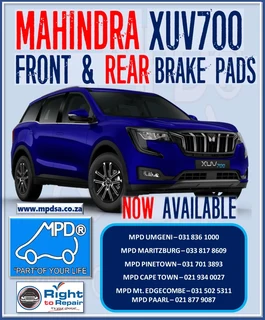 Mahindra  " N Series " Service Kits And "xuv700" Front And Rear Brakepads Now Avail