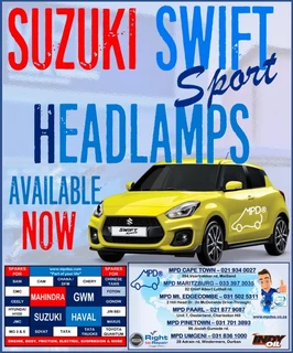 Suzuki Swift 'sport' headlamps available at low prices!!!