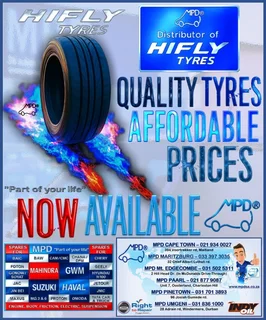 Hi Fly Tyres  For Chinese And Indian Vehicles Now Available !!!