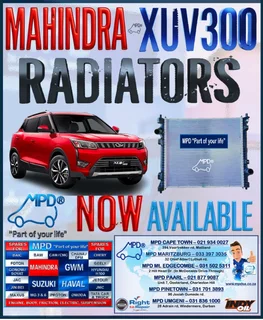 Mahindra XUV300 Petrol and Diesel radiators now Available !!!