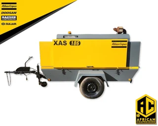 2016 ATLAS COPCO XAS186 MOBILE DIESEL CIMPRESSOR
