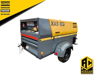 2016 Atlas Copco XAS137 Mobile Diesel Compressor