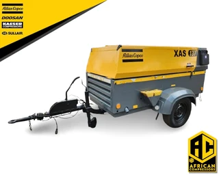 2016 Atlas Copco XAS137 Mobile Diesel Compressor