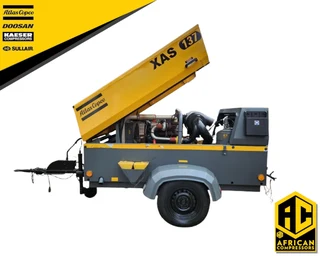 2016 Atlas Copco XAS137 Mobile Diesel Compressor