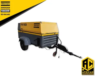2016 Atlas Copco XAS137 Mobile Diesel Compressor