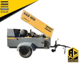 2019 Atlas Copco Xas137 Mobile Diesel Compressor