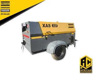 2019 ATLAS COPCO XAS137 MOBILE DIESEL COMPRESSOR