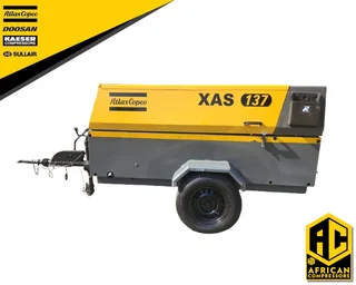 2016 Atlas Copco XAS137 Mobile Diesel Compressor