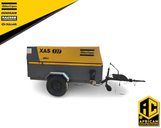 2016 Atlas Copco XAS137 Mobile Diesel Compressor