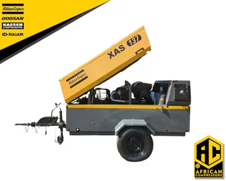 2016 Atlas Copco XAS137 Mobile Diesel Compressor