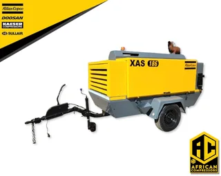 2017 ATLAS COPCO XAS186 MOBILE DIESEL COMPRESSOR