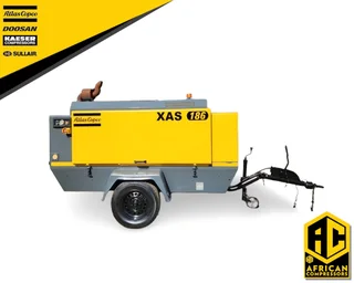 2017 ATLAS COPCO XAS186 MOBILE DIESEL COMPRESSOR