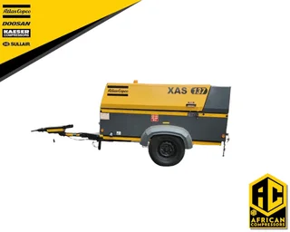 2016 Atlas Copco XAS137 Mobile Diesel Compressor