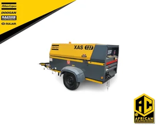 2016 Atlas Copco XAS137 Mobile Diesel Compressor