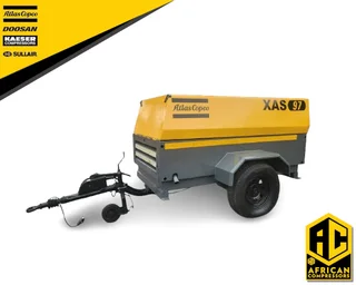 2007 Atlas Copco XAS97 Mobile Diesel Compressor