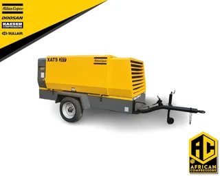 2018 Atlas Copco XATS377 Mobile Diesel Compressor