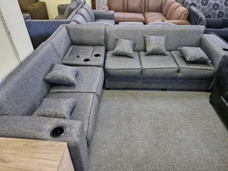 New L SHAPE couch with console