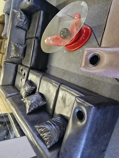 New L shape couch with console