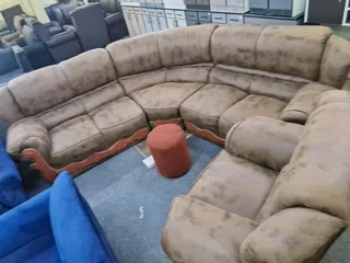 New c shape couch