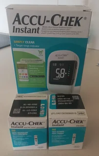 Accu-Chek Instant Glucometer with Test Strips