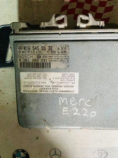 Mercedes W124 E220 Ecu Computer Box Benz 0165455532 0261203231