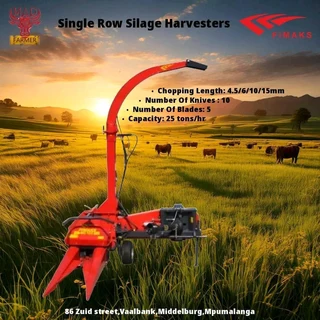 Fimaks MC10XS silage harvesters available for sale at Mad Farmer SA Middelburg MP.