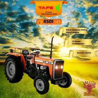 Tafe 45DI 2WD Tractors available for sale at Mad Farmer SA Middelburg MP.