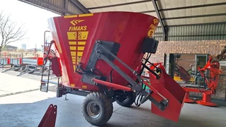 Fimaks 12m³ Vertical Feed Mixers available for sale at Mad Farmer SA Middelburg MP.