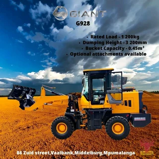 G928 Wheel Loaders 1.2ton available for sale at Mad Farmer SA Middelburg MP.