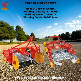 Potato harvesters available for sale at Mad Farmer SA Middelburg MP.
